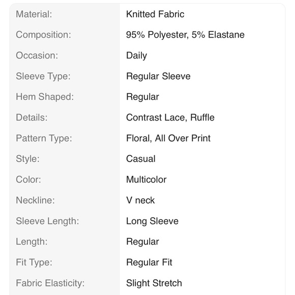 Floral & Lace Top - Picture 3 of 3